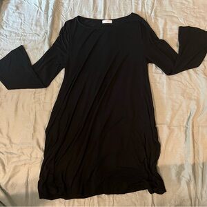 Long-Sleeve Jersey Knit Dress